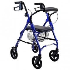Rollator Pieghevole Passaggi Stretti a 4 Ruote